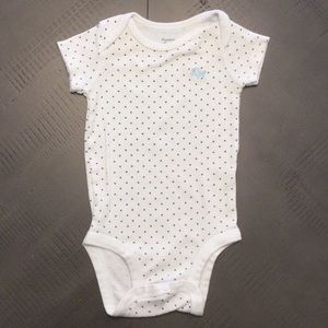 Carter’s Short Sleeve Onesie w/ Overlap Shoulder